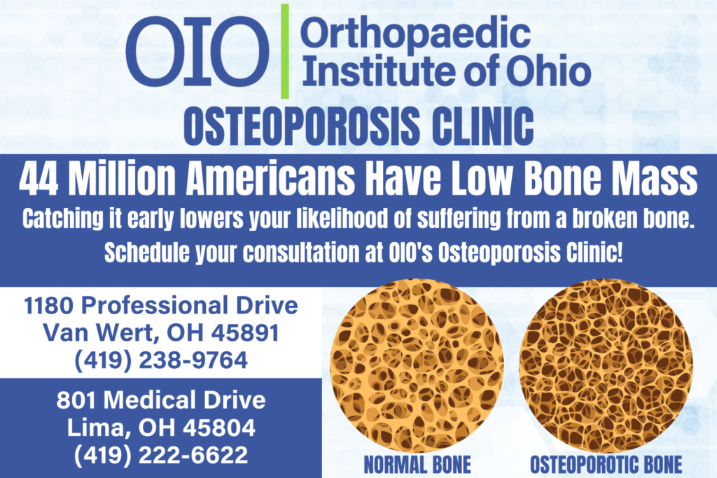 Osteoporosis Clinic Lima OH Orthopaedic Institute Of Ohio